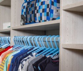 Custom Close F Kids Closet F Kids-Closet-Shelving-Close-Up