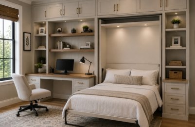 Custom Built-In Cabinetry for Home Offices, Living Rooms & More