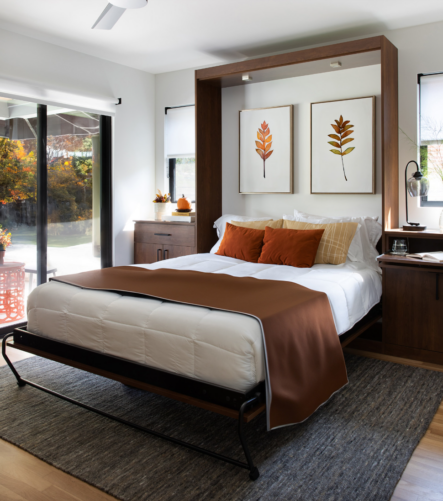 Modern Panel Bed Down